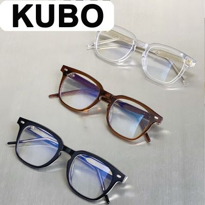 แว่นกันแดดสตรี KUBO GENTLE YUUMI สำหรับผู้ชายวินเทจหรูหราแบรนด์ดีไซเนอร์สินค้าฤดูร้อน Uv400อินเทรนด์ Monst เกาหลี