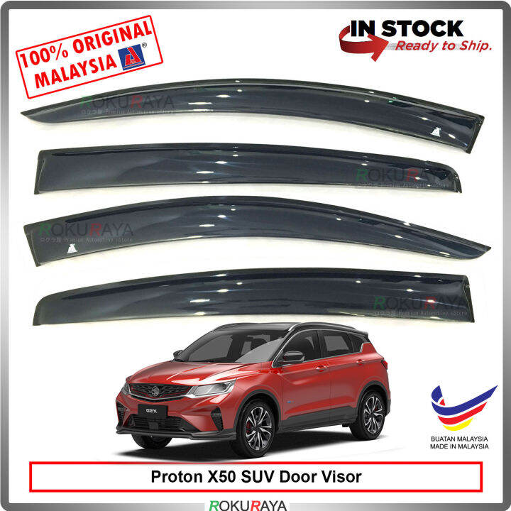 Proton X50 SUV AG Door Visor Air Press Wind Deflector (Big 12cm Width ...