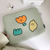 Korean Fashion Pro 11 Laptop Case Lemon Flower Cartoon 11 13 15 inch Tablet Protective Inner Sleeve Bag Pouch 9.7" 9101