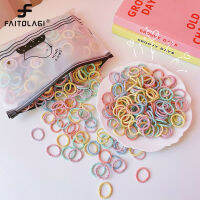 100pcs/set safety baby girls hair bands elastic hair ties