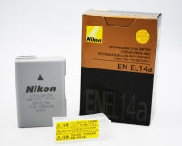 Nikon EN-EL14a Original Battery New in Box (ของแท้) แบตเตอรี่เดิม for Df D5100 D5200 D5300 D5500 D5600 D3100 D3200 D3300 D3400 L820 P7000 P7100 P7200 P7700 P7800 ENEL14a EN-EL14 EN EL14a EN EL 14 a แบตกล้อง Nikon รุ่น