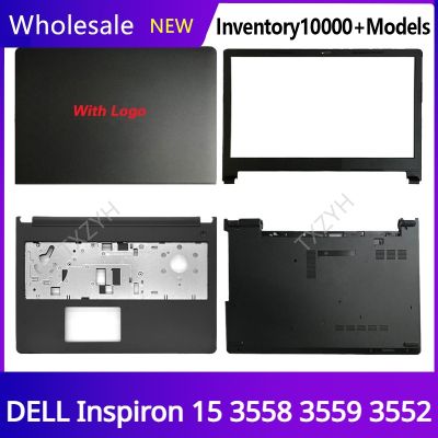 New For DELL Inspiron 15 3558 3559 3552 Laptop LCD back cover Front Bezel Hinges Palmrest Bottom Case A B C D Shell