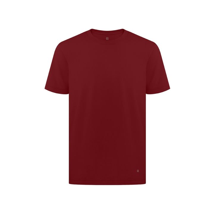 dsl001-เสื้อยืดผู้ชาย-t-shirt-เสื้อยืดคอกลมผ้าสะท้อนน้ำ-สีแดง-เสื้อผู้ชายเท่ๆ-เสื้อผู้ชายวัยรุ่น