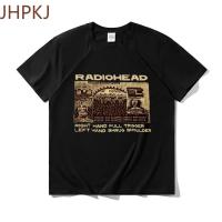 Radiohead Tshirt Spring Summer Men Women Hip Hop Gothic Rock Punk T-shirts Short Sleeve Pure Cotton Tee Regular Casual T Shirt 4XL 5XL 6XL