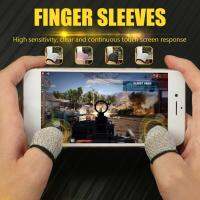 1 Pair Breathable Game Controller Finger Cover Sweat Proof Gaming Thumb Sleeve