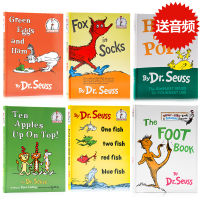 Dr Seuss souss 6-volume hardcover picture book in English original and genuine Dr seuss S ABC / green eggs and ham / the foot book / fox in socks