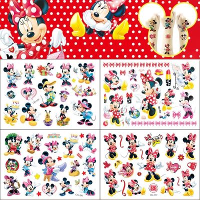 hotx【DT】 1Pcs Minnie Kids Sticker Anime Figure Cartoon Birthday Stickers