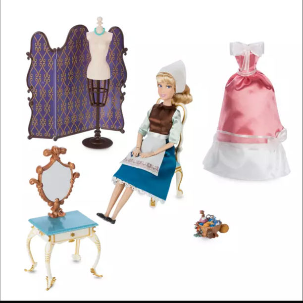 shop-disney-ตุ๊กตา-cinderella-classic-doll-with-vanity-play-set-ราคา-1-890-บาท