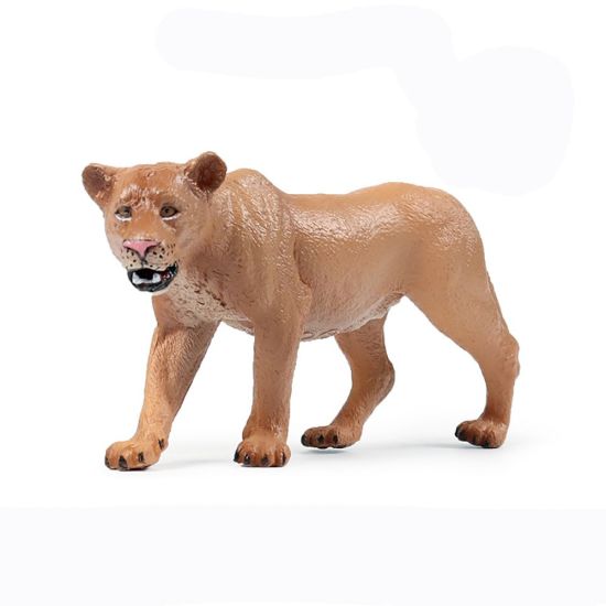 Guji1817559 quà tặng học tập sớm giáo dục đồ chơi sư tử cái cub bức tượng - ảnh sản phẩm 1