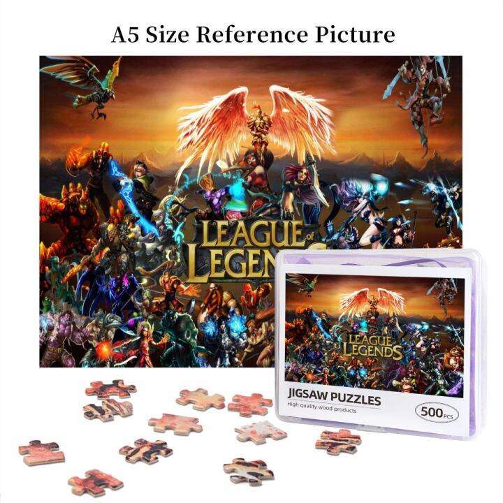 league-of-legends-champions-wooden-jigsaw-puzzle-500-pieces-educational-toy-painting-art-decor-decompression-toys-500pcs