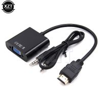 【HOT SALE】 Aziz Electronics HDMI ไปยังอะแดปเตอร์ตัวผู้สายเคเบิลพอร์ตรับสัญญาณภาพคุณภาพสูงแบบตัวเมียมอนิเตอร์กล่องทีวี HD PS4สำหรับ XBOX 3.5มม. Aux ตัวแปลงอะแดปเตอร์วิดีโอสัญญาณเสียง