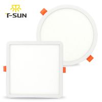 T-SUNRISE Ultra-thin 220V LED Downlight 6W 8W 15W 20W LED Ceiling Round Square Recessed Lamp LED Panel Light For Bedroom Kitchen