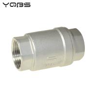 YQBS Stainless Steel (304) vertical lift In Line Spring Check Valve