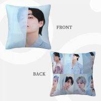 (All in stock, double-sided printing)    Kpop Pillow Case Kpop Velvet Pillow Case AB17 Square Pillow Case 30X30cm 40X40cm 45X45cm 50X50cm 55X55cm 60x60cm   (Free personalized design, please contact the seller if needed)