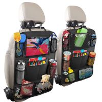 {zhiyun Watchshop} Car Backseat Organizer With Touch Screen Tablet Holder Car Back Seat Cover Kick Mats Protector Storage Pockets Trip Kids Travel