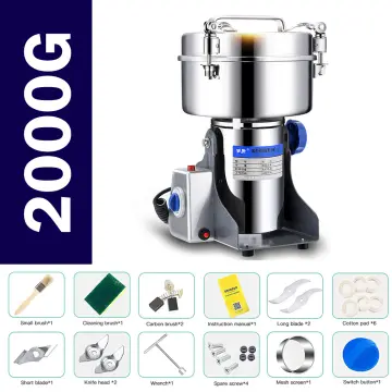 BioloMix 800g Electric Grain Grinder Mill, Spices Cereals Coffee Grinding