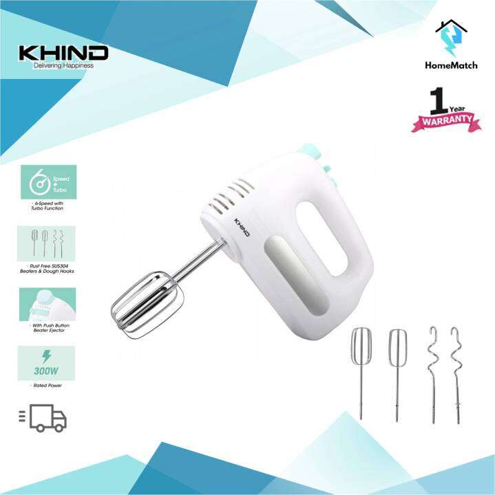 KHIND HAND MIXER HM300 Lazada