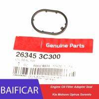 PSMN Baificar ใหม่เดิมน้ำมันเครื่องกรองอะแดปเตอร์ซีล 26345-3C300 263453C300 สำหรับ Kia Mohave Opirus Sorento