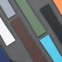 19mm High Quality Colorful Soft Fluororubber FKM Rubber Watch Band For Patek Strap For Philippe For Aquanaut 5067A-001 Wristband