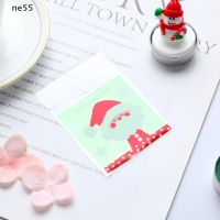 ne55 100Pcs Christmas Candy Bags Cute Plastic Gift Cookies Packaging Bags Biscuits .