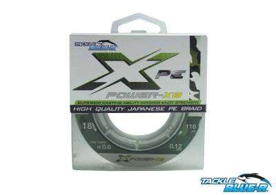 สายPE สายเอ็น TACKLE BLUE-R POWER-X8 สายถัก 8 ยาว100M สายพีอี ตกปลา่