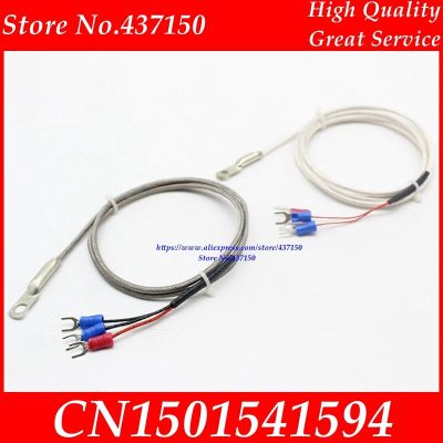 ‘；【。- Patch Type Pt100 Temperature Sensor Thermocouple Temperature Probe Pt1000 Patch Thermal Resistance Round Hole SMD PTFE Cable