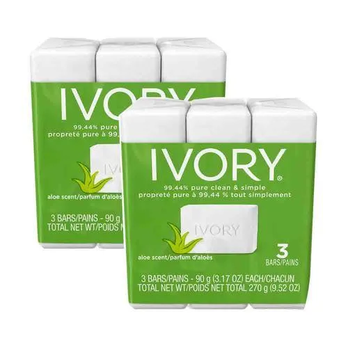 Ivory Bar Soap 2 Pack (3's per pack) Lazada PH