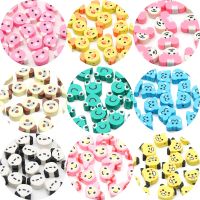 【CW】▪❃♕  20/50/100pcs Cartoon Polymer Clay Beads Loose Spacer Jewelry Making Diy Necklace Accessories