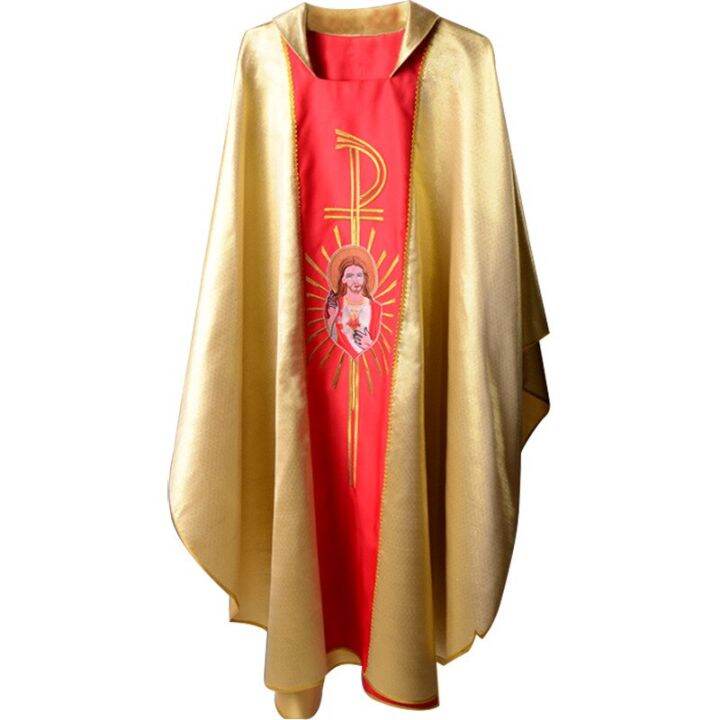 Priest Celebrant Chasuble Catholic Church Father Mass Vestments Robe