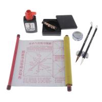 Gommie Traditional Chinese Calligraphy Set Water Writing Paper Brush Pen Tool Box