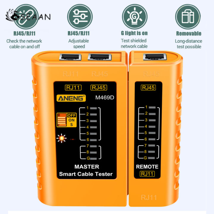 สาย-lan-tester-สายเคเบิลเครือข่าย-tester-rj45-rj11สาย-lan-tester-เครื่องมือสร้างเครือข่ายเครือข่ายซ่อม