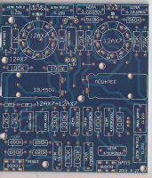 12AX7 (ECC83) หลอดRectifierการปรับโทนเสียงBoard 2.0CH Bass/ Treble Control Baxandallประเภท2ช่อง (ไม่มีหลอด)