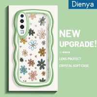 เคส Dienya สำหรับ Huawei P30 P30 Pro P30 Lite เคสภาพวาดสีน้ำมันแฟชั่นลายดอกเดซี่สีสันสดใสน่ารักขอบคลื่นครีมเคสมือถือกันกระแทกแบบใสนิ่มเคสโปร่งใสลายกล้องถ่ายรูปสร้างสรรค์เรียบง่ายอ่อนโยนป้องกัน