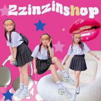 กระโปรงพลีทเอวมีขอบ(Zzinzinshop)เนื้อผ้าคุณภาพ สินค้าพร้อมส่ง