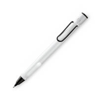 LAMY safari retro white &amp; black pencil - ดินสอลามี่ซาฟารี สีขาวคลิปดำ