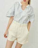 Hounddown - House top เสื้อแขนสั้น blue stripe