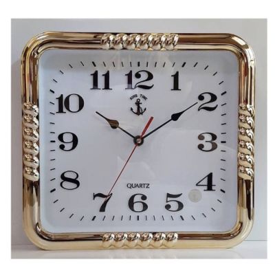นาฬิกาแขวน นาฬิกาติดผนัง แบบสีเหลี่ยม 12 นิ้ว ยี่ห้อสมอ รุ่น04(King Time) ของแท้100% KIME TIME ขนาดใหญ่ ตัวเลขเห็นชัดเจน