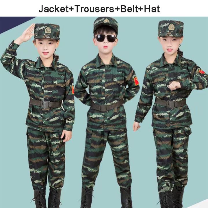 Liveme Soldier Costume Police Costume for Kids Boys Girls Army ...