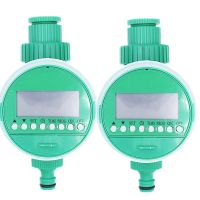 [HOT] LCD Waterproof Automatic Electronic Garden Water Timer Ball Valve Garden Irrigation Sprinkler Control Watering Kits Fittings