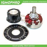 ▩ 1 set WTH118 DIY Kit Parts 2W 1A Potentiometer 1K 2.2K 4.7K 10K 22K 47K 100K 470K 1M ohm MF-A03 WHT118 0-100 Scale IGMOPNRQ