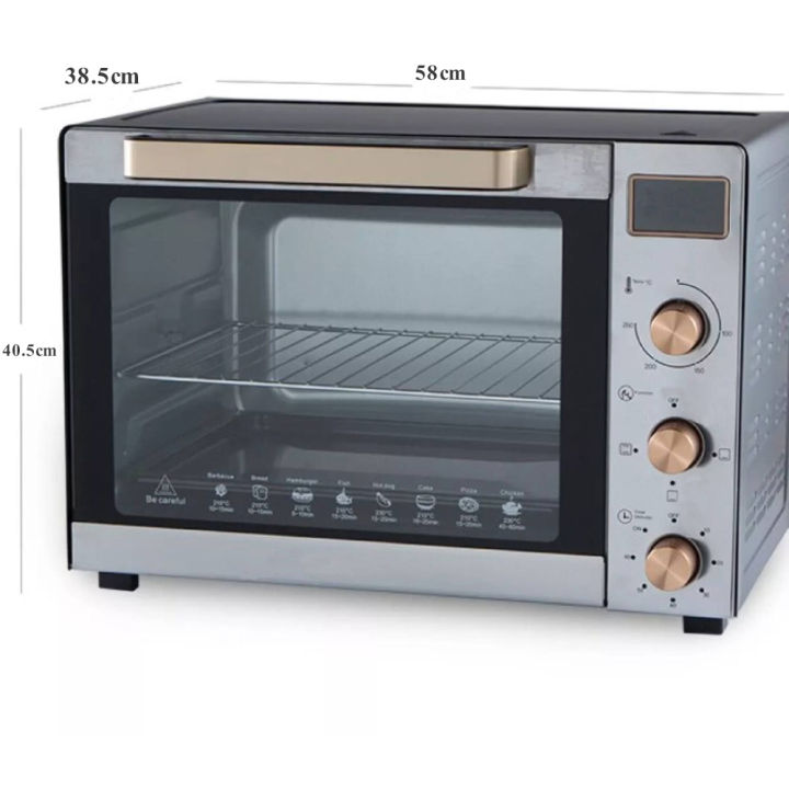 เตาอบไฟฟ้า-เตาอบตั้งโต๊ะ-ความจุ-60-ลิตร-electric-oven-เตาอบอเนกประสงค์-เตาอบ-3-ชั้น-เตาอบขนม-เตาอบเค้ก-อบขนมปังเตาอบเบเกอรี่-ตู้อบขนม-เตาอบ