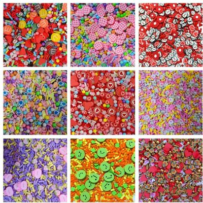10g Cartoon Love Flower Snowflake Design Nail Art Accessories Kawaii Resin Parts Valentine 39;s Day Nail Charm Decorations Mix Bulk
