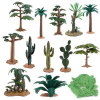 hot【DT】 Trees Railroad Garden Park Scenery Miniature Accessory Figures Landscape