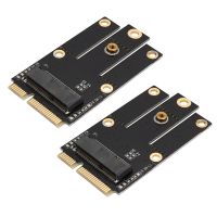 2X M.2 NGFF to Mini PCI-E Converter Adapter for M.2 Wifi Wlan Bluetooth Card Intel AX200 9260 8265 8260 for Laptop