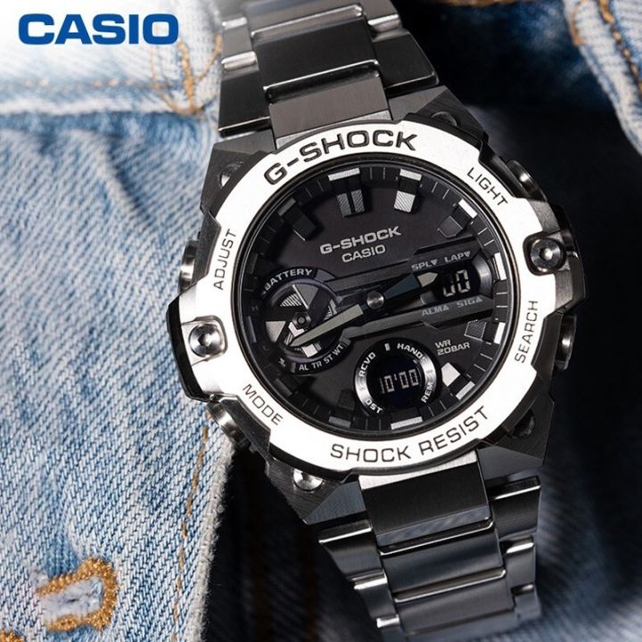 casio-พลังงานแสงอาทิตย์ไฟฟ้ากันน้ำนาฬิกา-ไต้หวัน-gst-b400d-1a