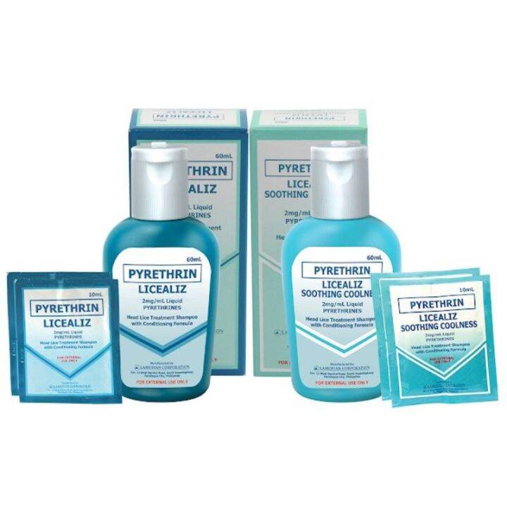 Licealiz Head Lice Treatment Shampoo Pyrethrin Lazada PH