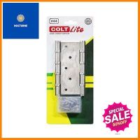 บานพับประตูสเตนเลส 4 แหวนหัวตัด COLT LITE รุ่น 44 ขนาด 5 x 3 นิ้ว x 3 มม. (แพ็ก 2 ชิ้น) สีสเตนเลส **โปรโมชั่นสุดคุ้ม โค้งสุดท้าย**