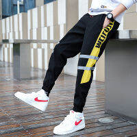 Hip Hop Streetwear Sweatpants Men Patchwork Joggers Pants Mens Casual Cargo Pants Male High Street Elastic Waist Harem Trousers