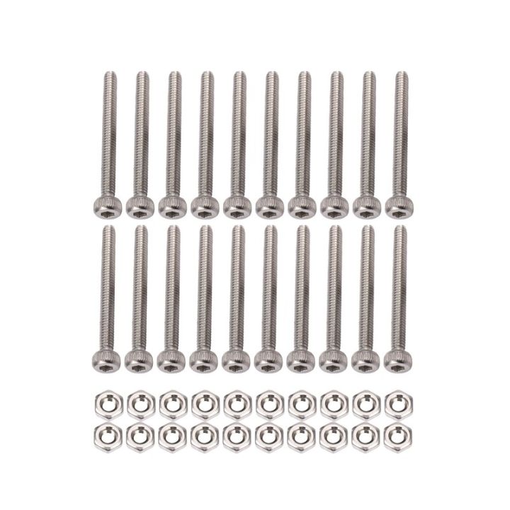 m2-x-20mm-long-hex-socket-knurled-cap-screws-bolts-nuts-set-20pcs-nails-screws-fasteners