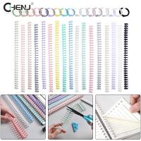 30 Holes Loose-leaf Plastic Binding Ring Spring Spiral Rings Binder Strip For A4 Paper Notebook Stationery Office Supplies Note Books Pads